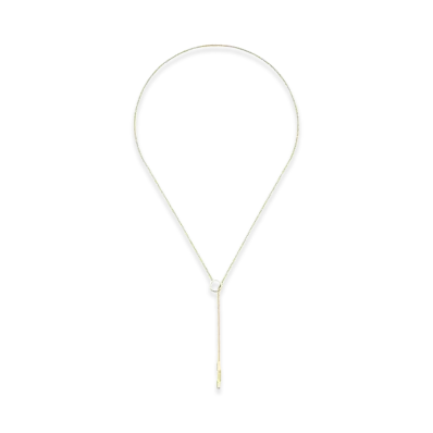 GUCCI Link To Love Lariat Necklace "Gold"