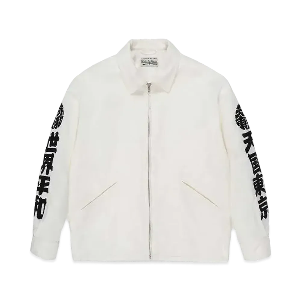 WACKO MARIA Velvet Vietnam Jacket "White"
