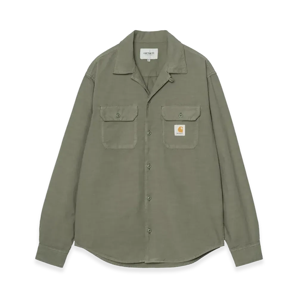 Carhartt WIP L/S Kelsey Shirt "Leaf(Garment Dyed)"