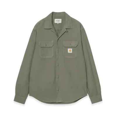 Carhartt WIP L/S Kelsey Shirt "Leaf(Garment Dyed)"