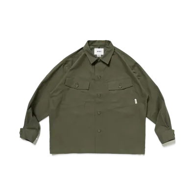 WTAPS CBW / LS / Cotton. Twill "Olive Drab"