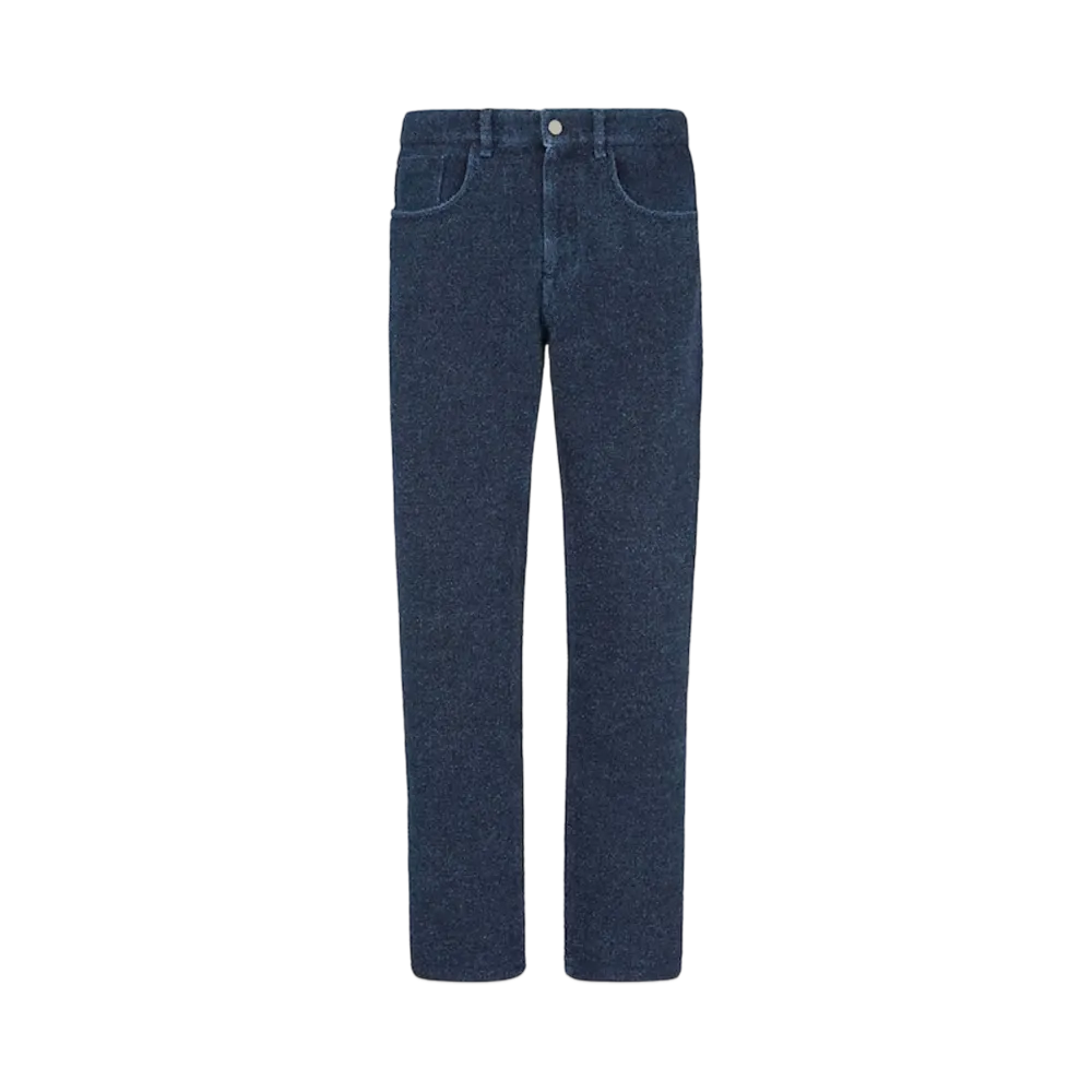 FENDI Men's Denim Boucle Jeans "Blue"