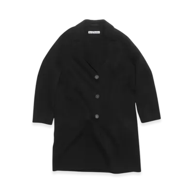 Acne Studios Single Breasted Wool Coat "Black"