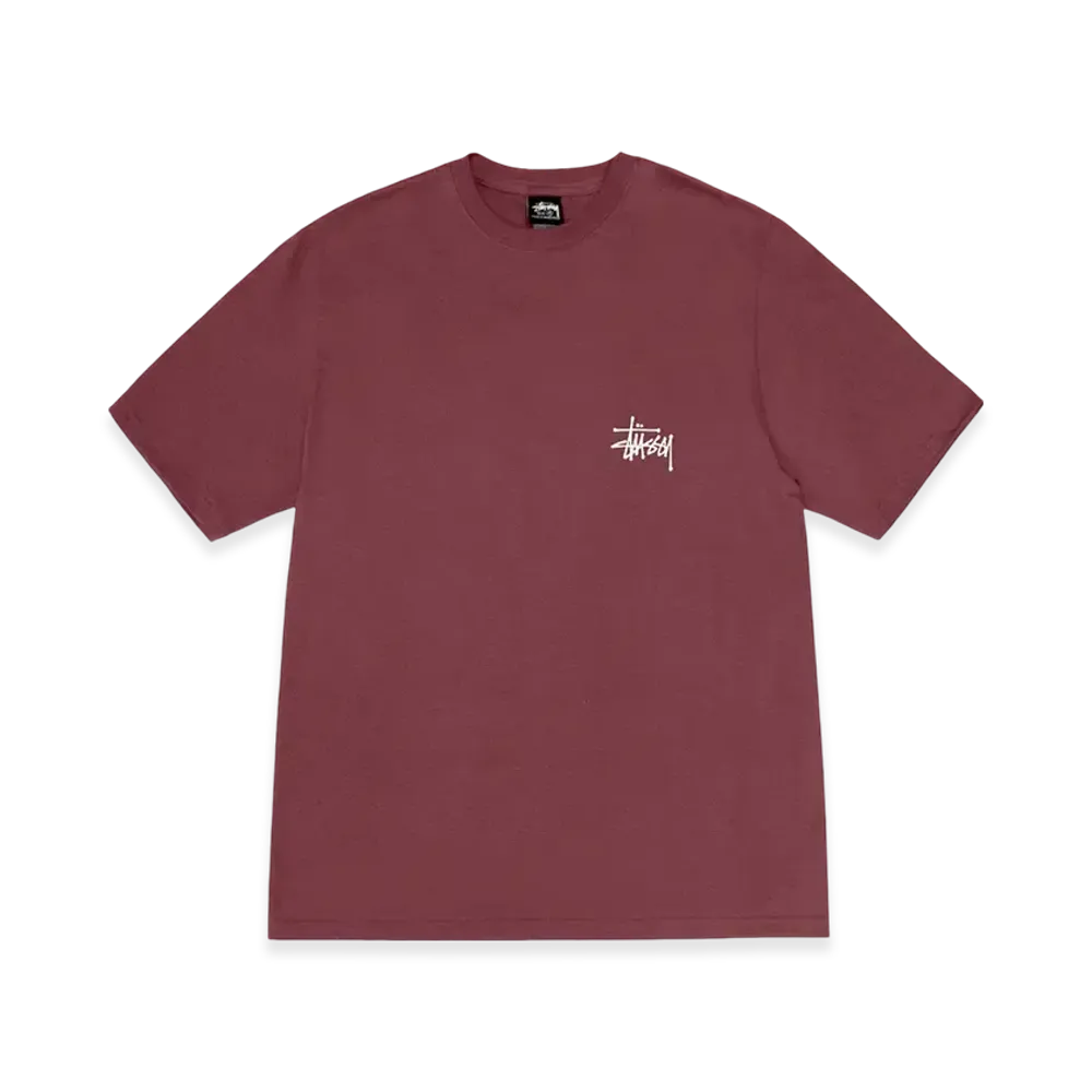 Stussy Basic Stussy Tee "Oxblood"
