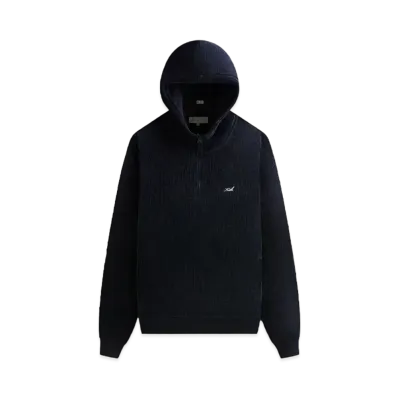 Kith Bonded Waffle Coleman Quarter Zip Hoodie "Nocturnal"