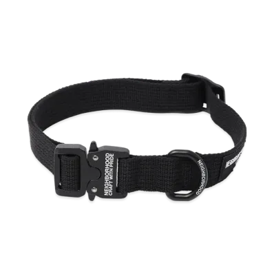NEIGHBORHOOD Dog Collar Wide "Black"
