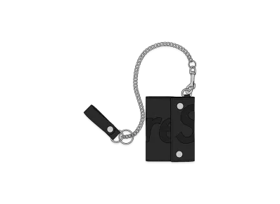 Supreme Leather Chain Wallet "Black"