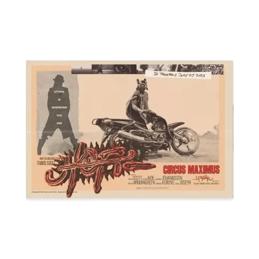 Travis Scott Circus Maximus Movie Poster I "Multi"