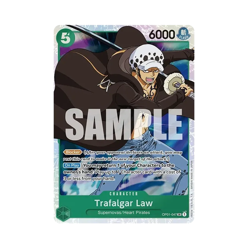 トラファルガー・ロー SR [OP01-047]【英語版】(プレミアムブースター「ONE PIECE CARD THE BEST」)
