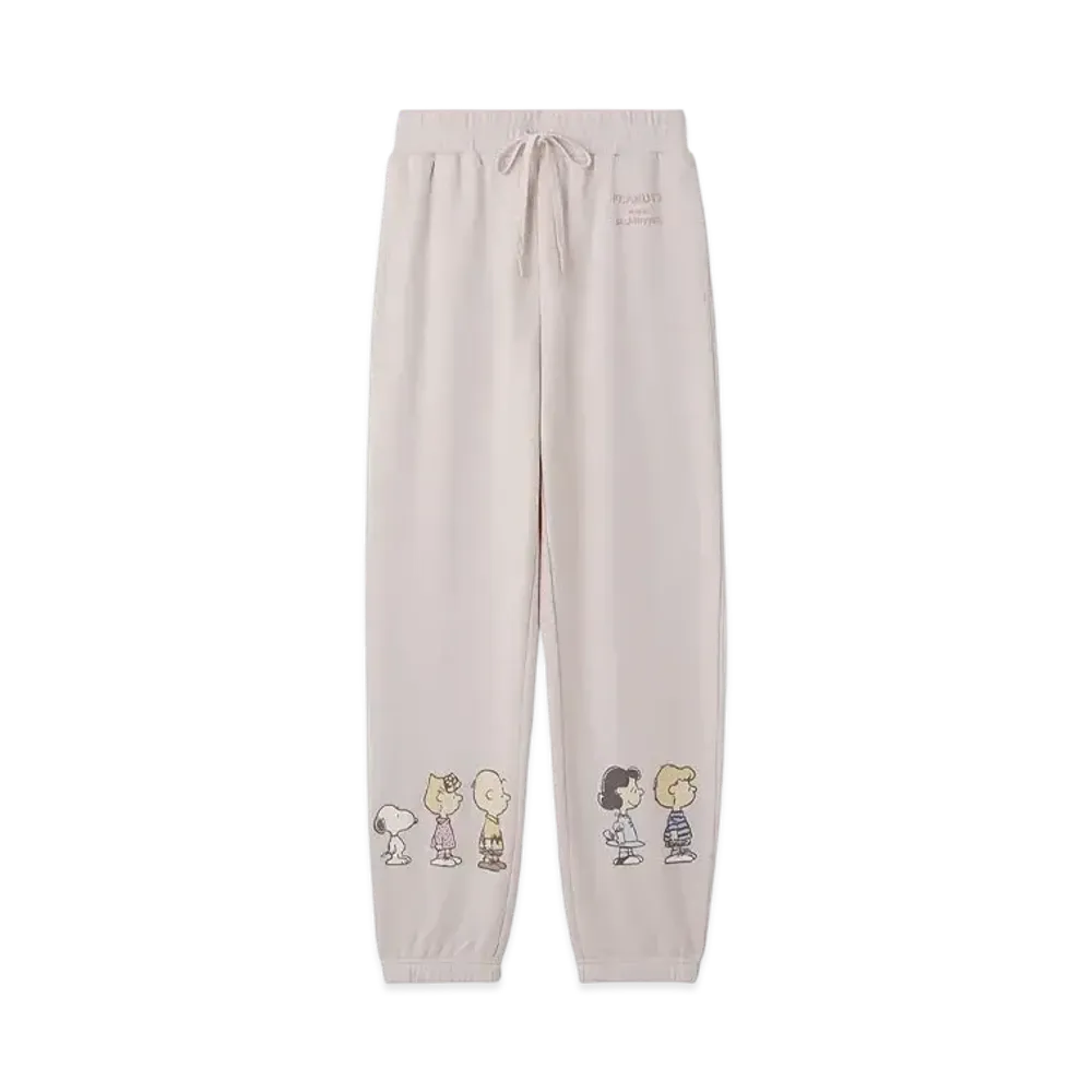 GELATO PIQUE x PEANUTS Fleece Long Pants "Pink"