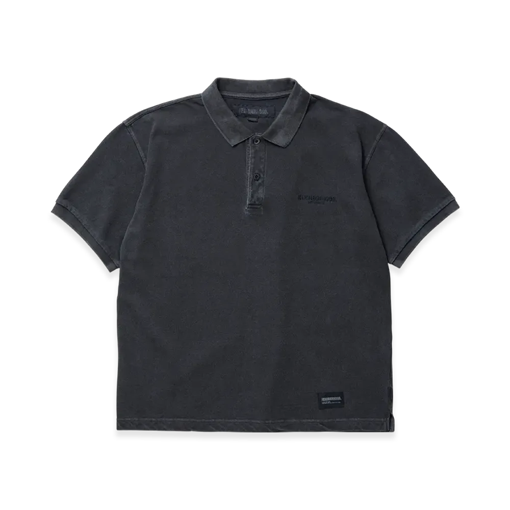 NEIGHBORHOOD Pigment Dyed Polo SS "Black"