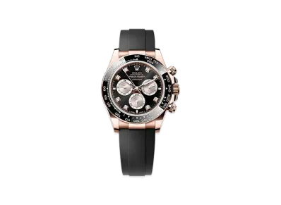 ROLEX Cosmograph Daytona 40mm Everose Gold 126515LN "Bright Black/Sundust"