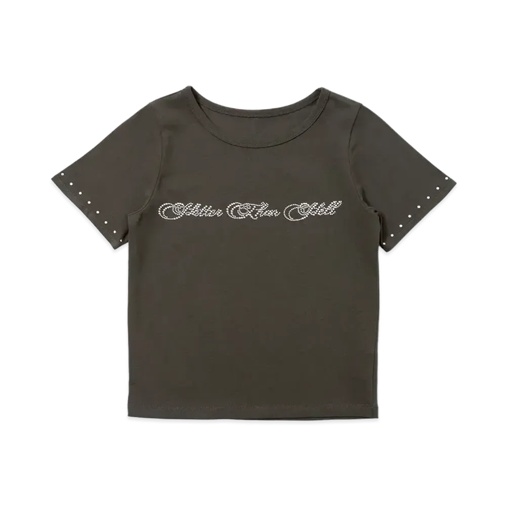 HTH Stone Logo Tee "CHARCOAL"
