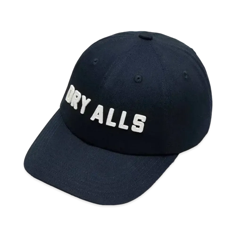 HUMAN MADE DRY ALLS 6PANEL TWILL CAP "Navy"