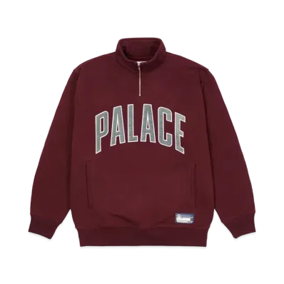 PALACE 1/4 ZIP FUNNEL "Wine"