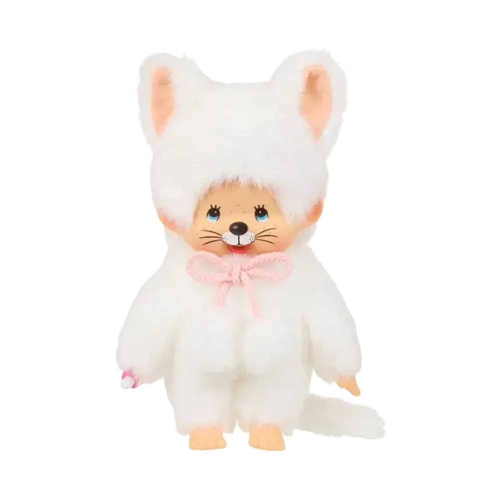 Sekiguchi 20cm Animal Monchhichi White Cat