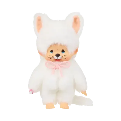 Sekiguchi 20cm Animal Monchhichi White Cat