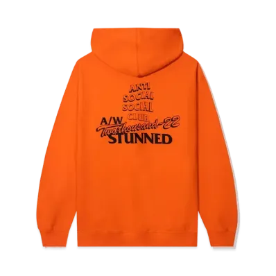 ANTI SOCIAL SOCIAL CLUB FA22 Stunned Orange Hoodie "Orange"