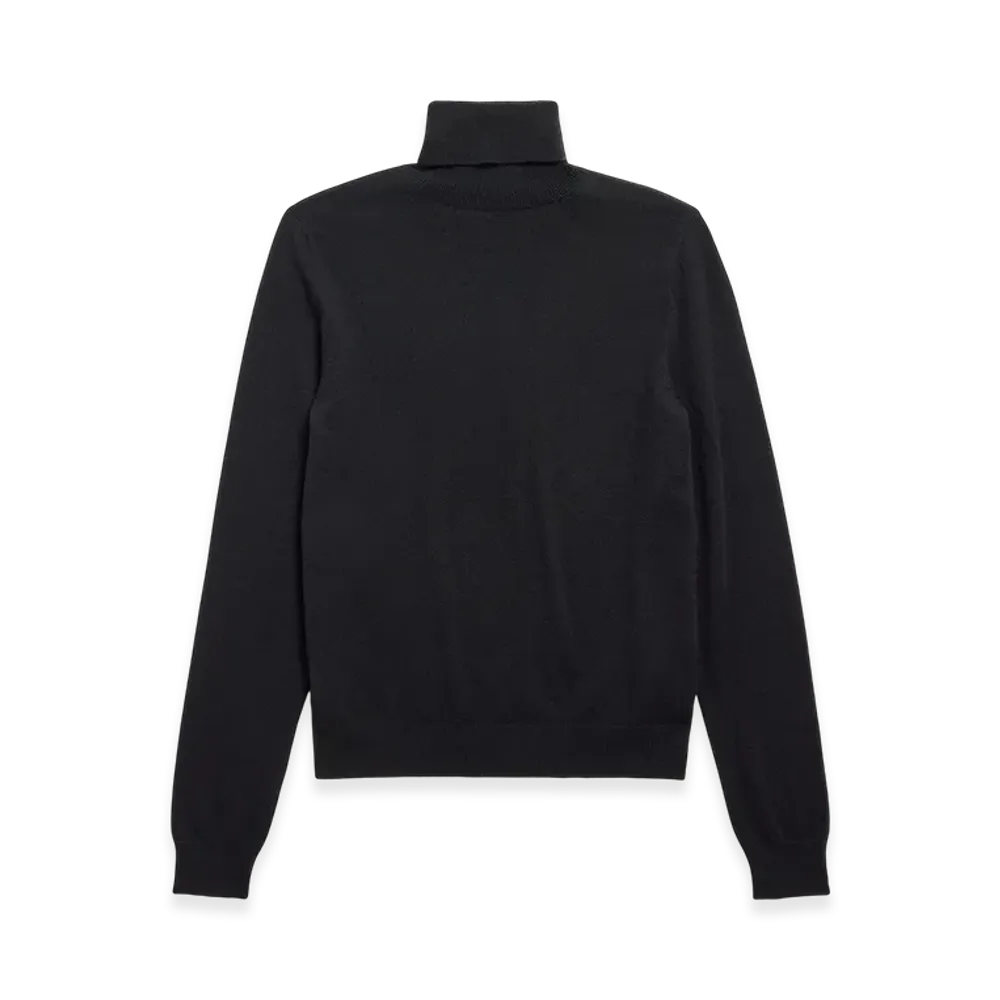 BALENCIAGA Standard Turtleneck Sweater "Black"