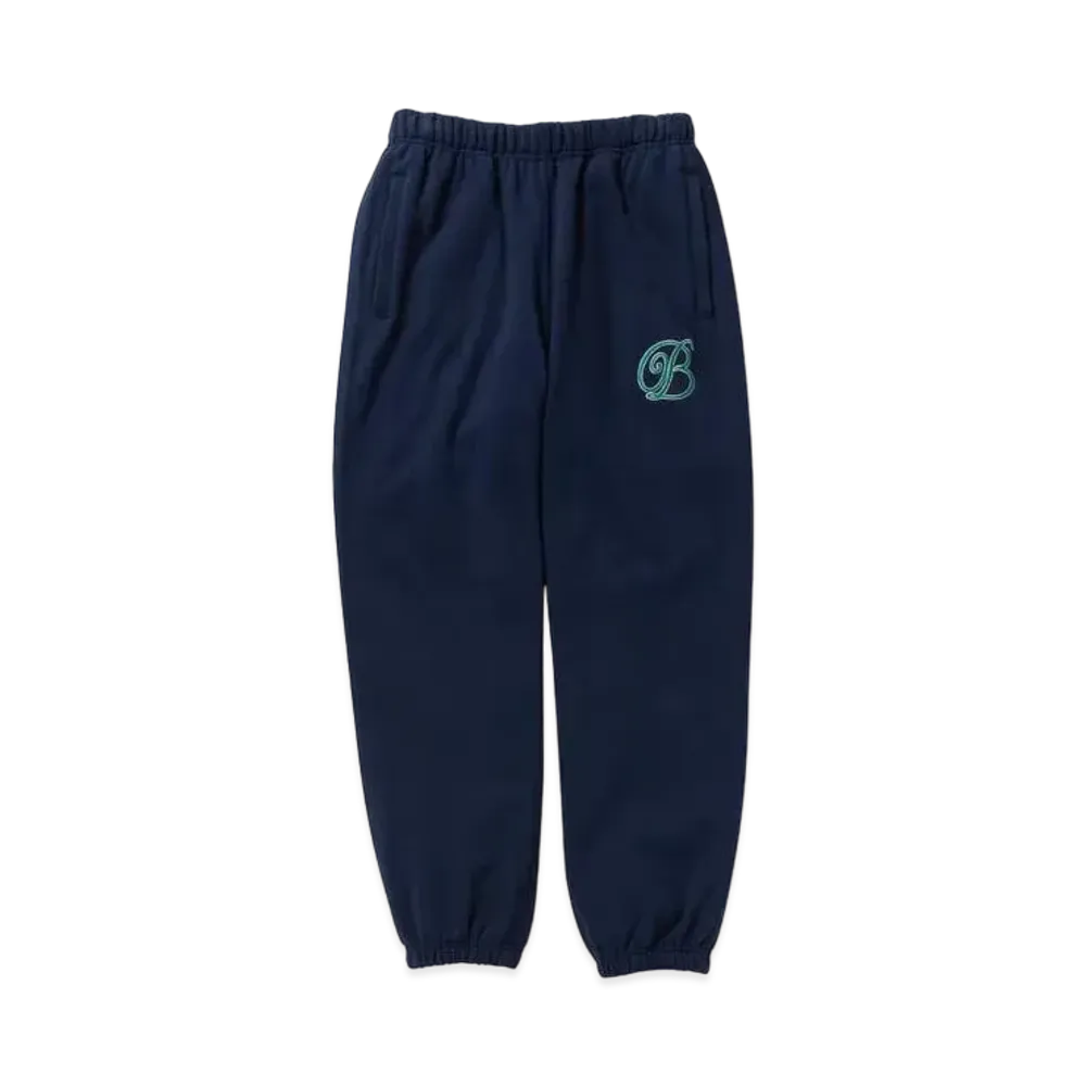 BlackEyePatch B EMBLEM SWEAT PANTS "Navy"