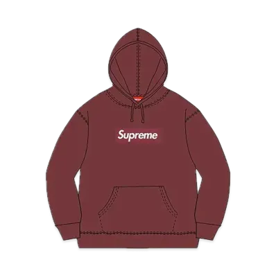 Supreme Box Logo Hooded Sweatshirt "Burgundy" (11FW)