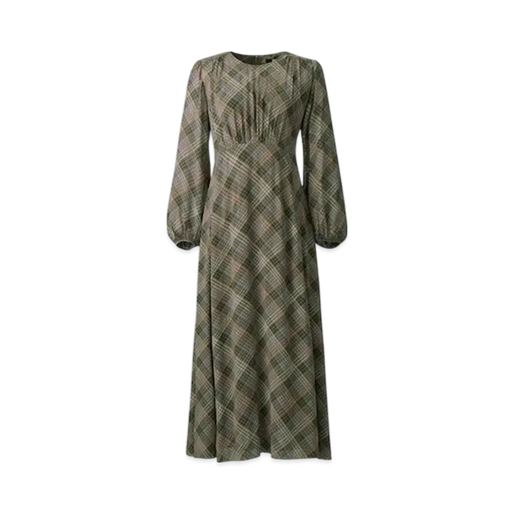Uniqlo C Women'S Flared Dress #1 "Olive"