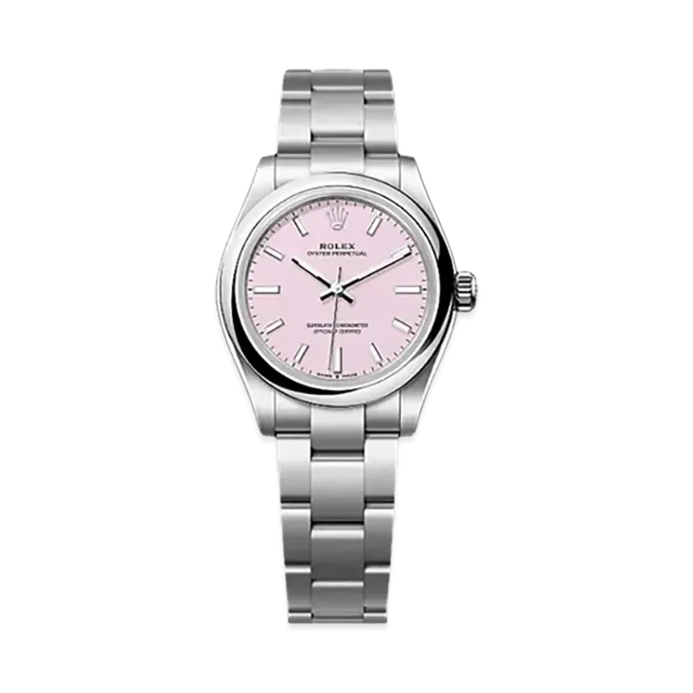 ROLEX Oyster Perpetual 31mm Oystersteel 277200 "Candy Pink"
