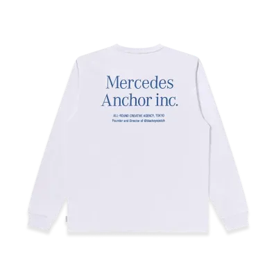 Mercedes Anchor inc. Logo L/S Tee "White"