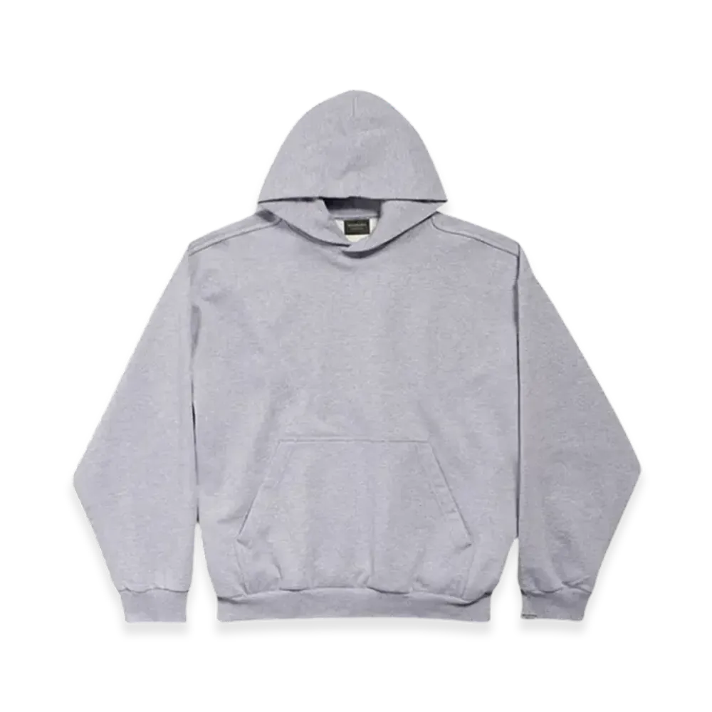 BALENCIAGA Patch Garde-Robe Hoodie Medium Fit "Grey"