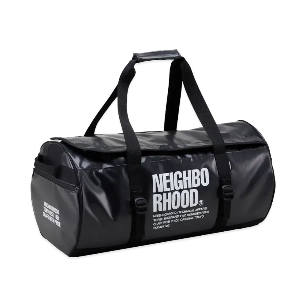 NEIGHBORHOOD Duffle Bag-L . PV "Black"