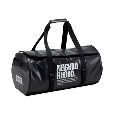 NEIGHBORHOOD Duffle Bag-L . PV "Black"
