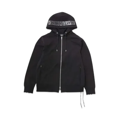 mastermind WORLD Monogram Foam Print Z U Hoodie "Black"