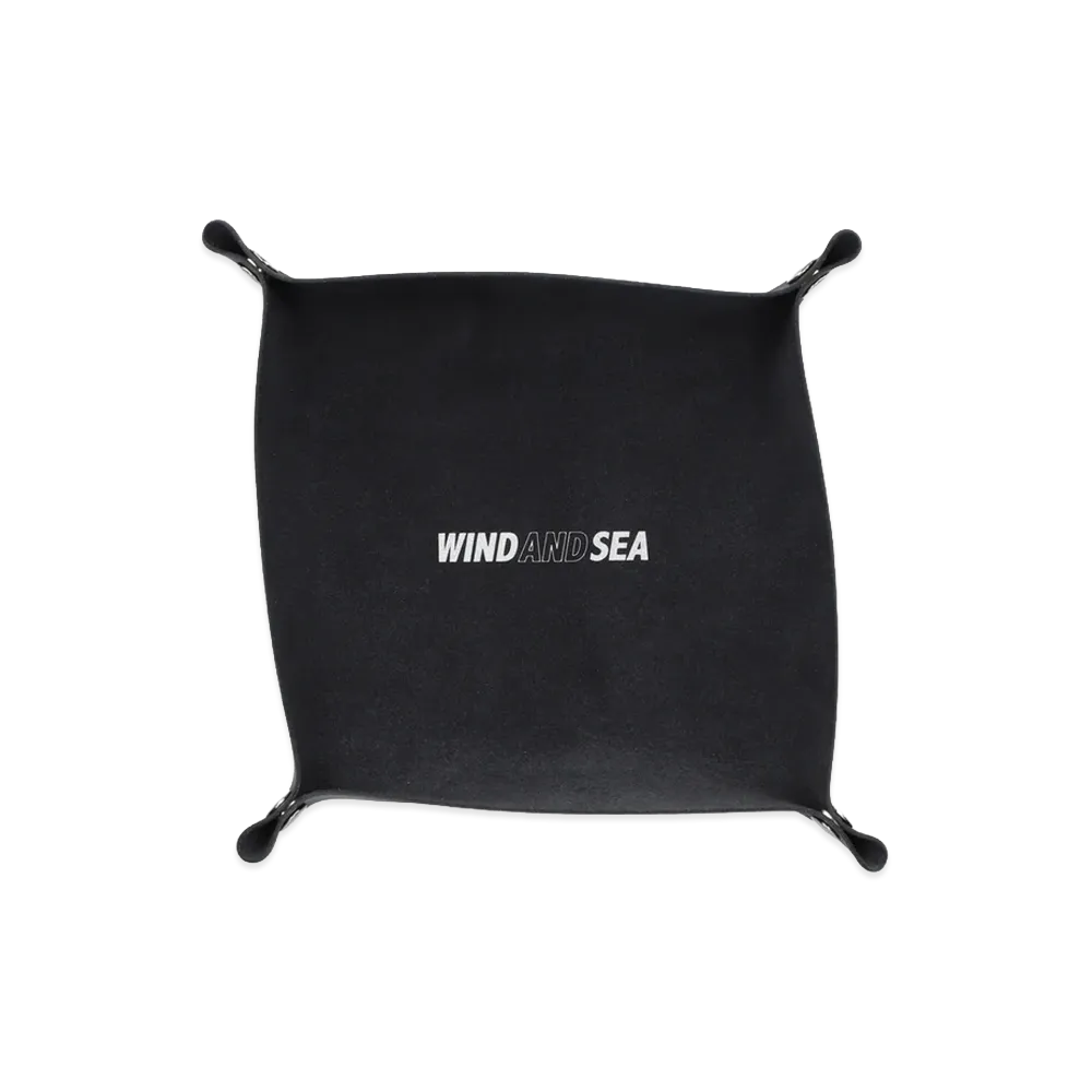 WIND AND SEA Sea Leather Tray "Black"