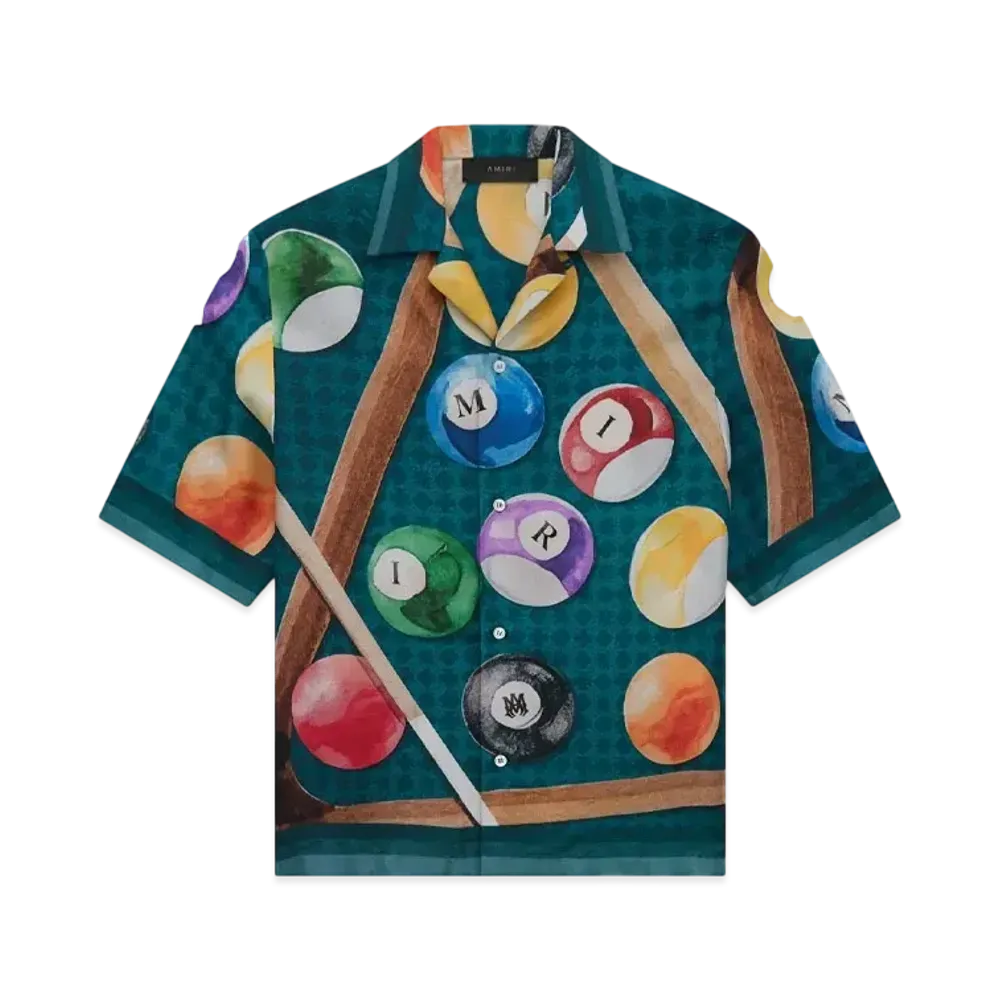 AMIRI Billiards Bowling Shirt "Evergreen"