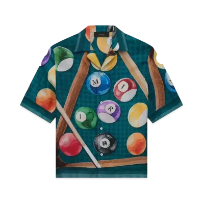 AMIRI Billiards Bowling Shirt "Evergreen"