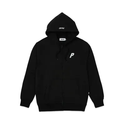 PALACE Felt P Zip Hood "Black"