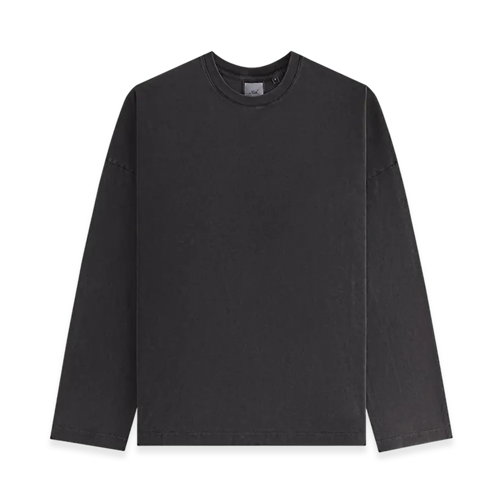 Kith Women Oversized Jay Sueded Long Sleeve "Black"