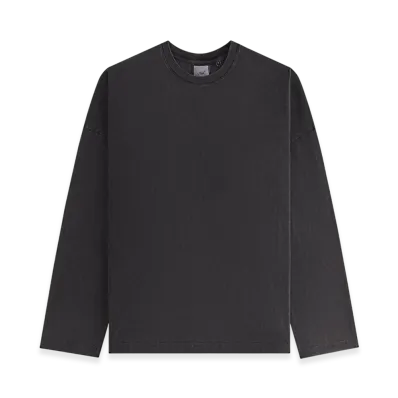 Kith Women Oversized Jay Sueded Long Sleeve "Black"