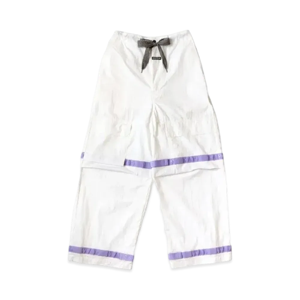KAPITAL Ripstop Nouvelle Shuttle Pants "White"