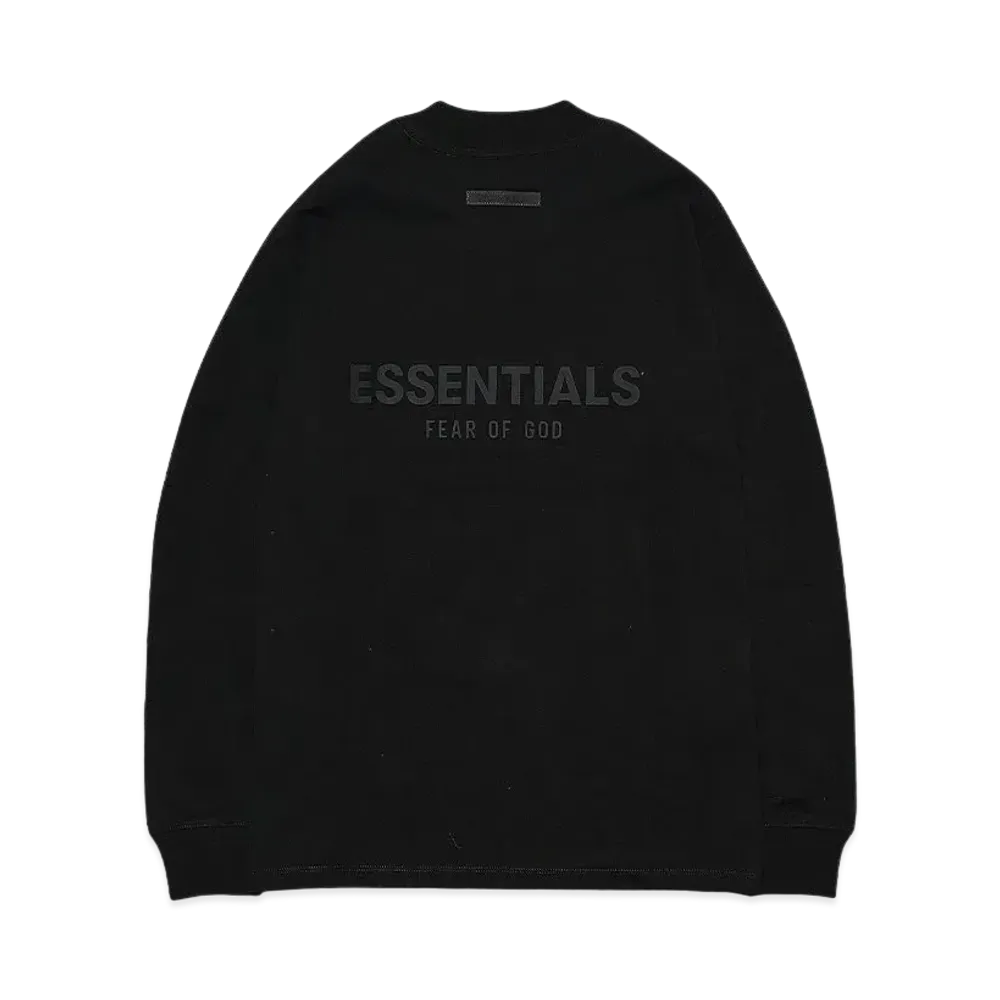 FEAR OF GOD ESSENTIALS Long Sleeve Tee "Black/Stretch Limo"