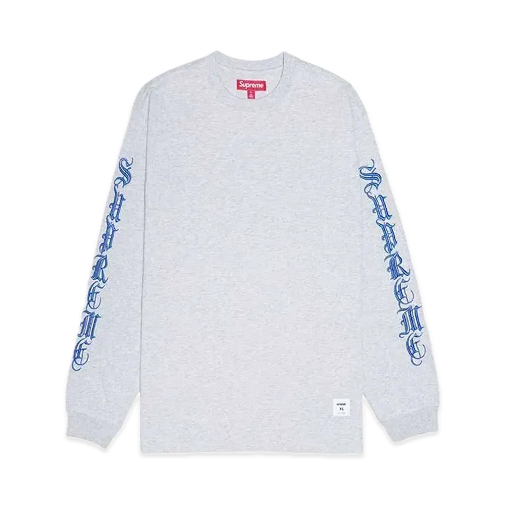 シュプリーム オールド イングリッシュ エルエス トップ "ヘザー グレー"