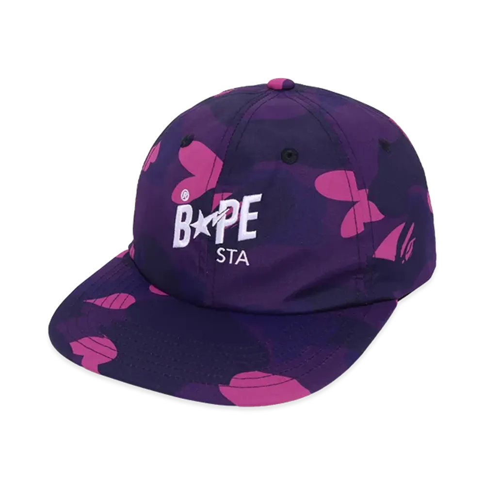 A BATHING APE Bape STA Panel Cap "Purple"