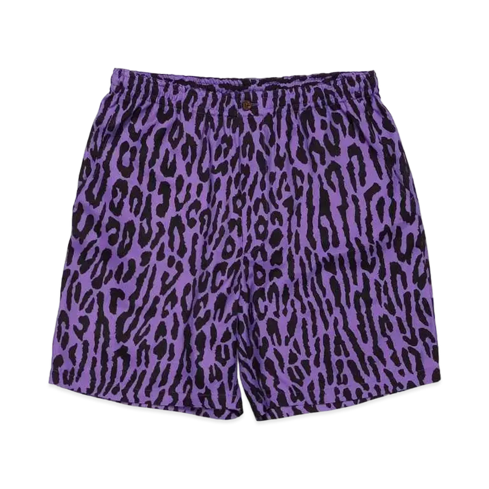WACKO MARIA LEOPARD SHORTS "Purple"