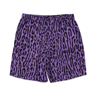 WACKO MARIA LEOPARD SHORTS "Purple"
