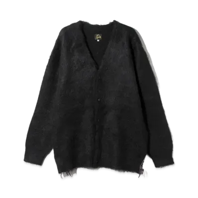 NEEDLES EP Mohair Cardigan-Solid "Black"