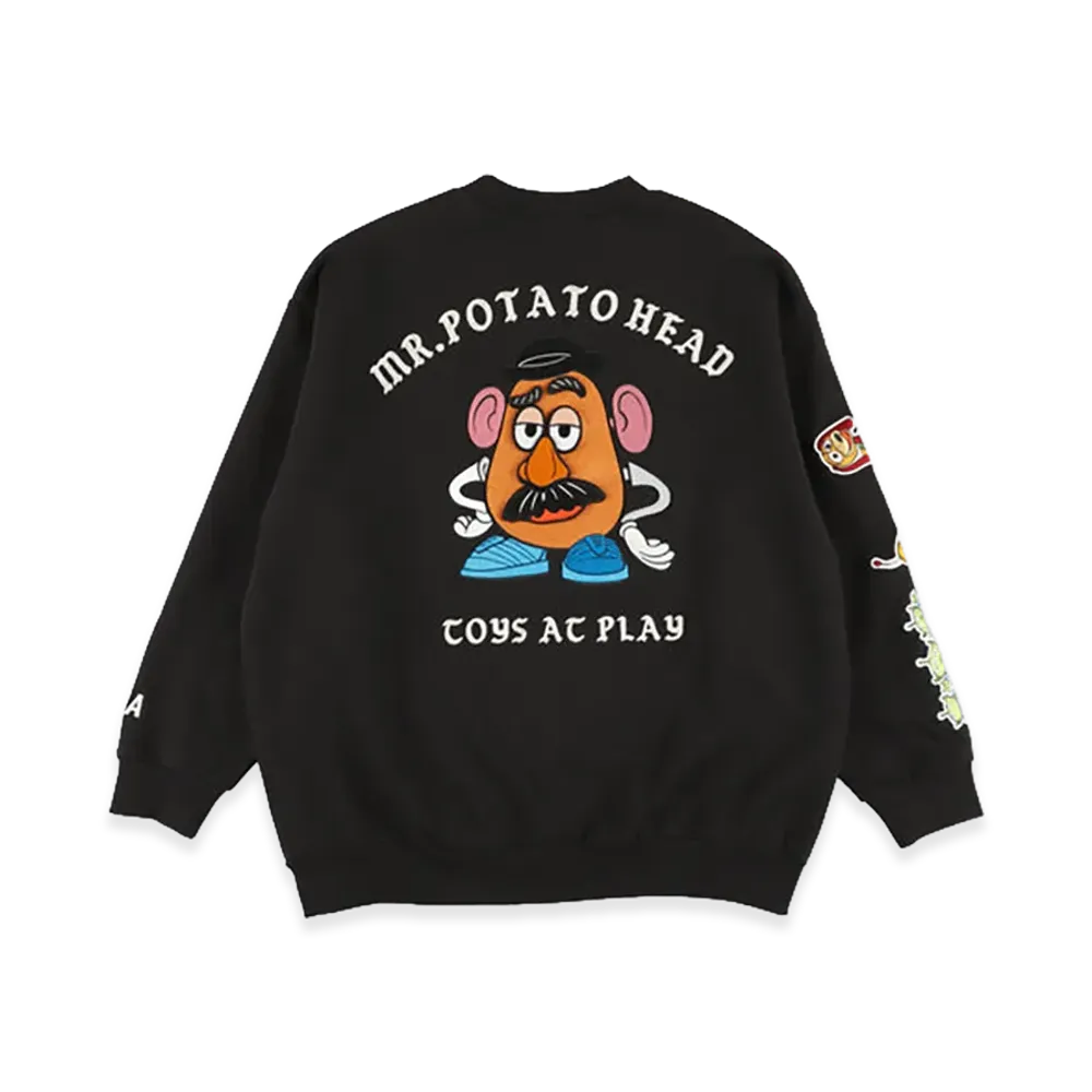 WIND AND SEA x TOY STORY Crewneck Sweatshirt "Black"