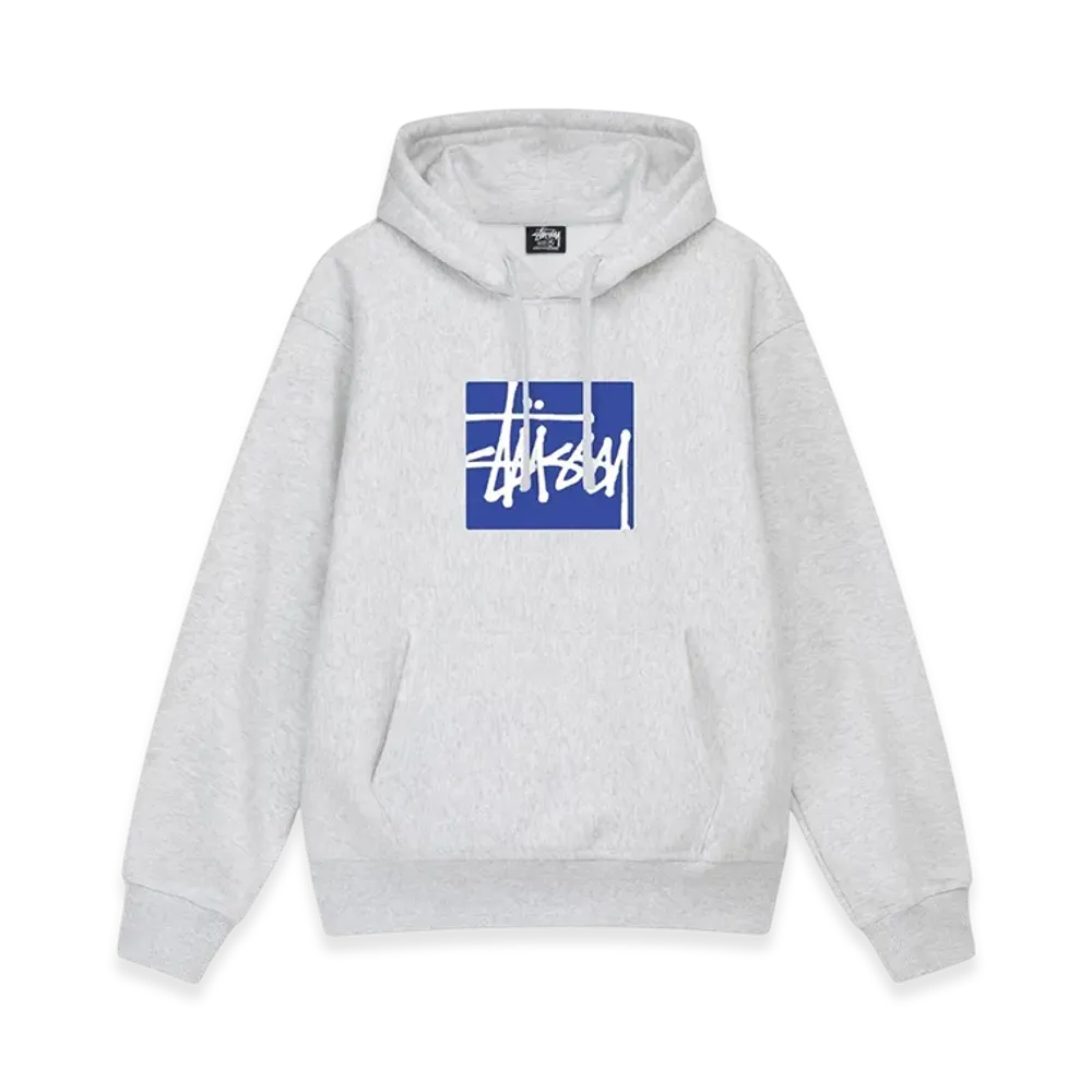 Stussy Stock Box Hoodie "Ash Heather"