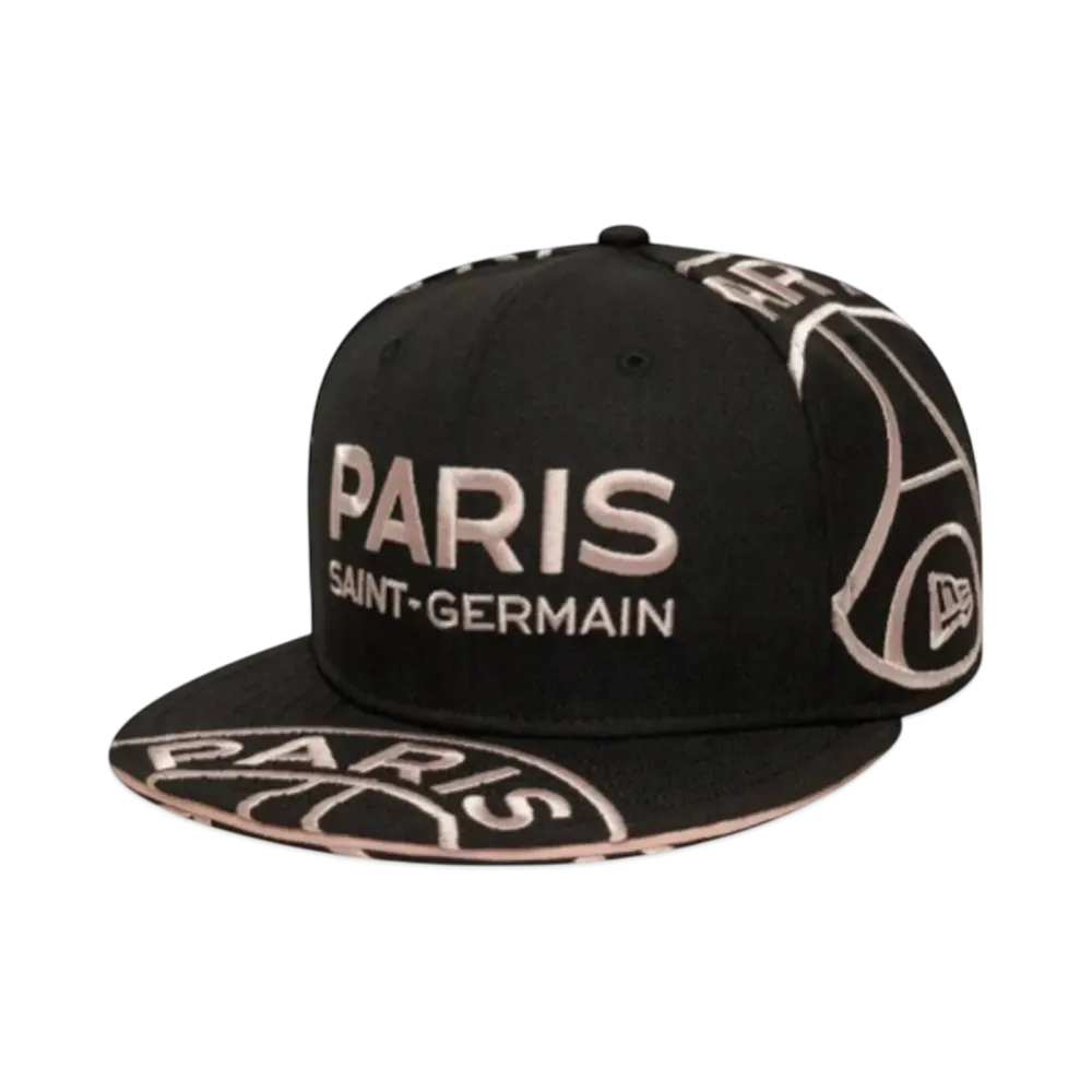 NEW ERA PARIS SAINT GERMAIN 59Fifty Allover "Black/Light Pink"