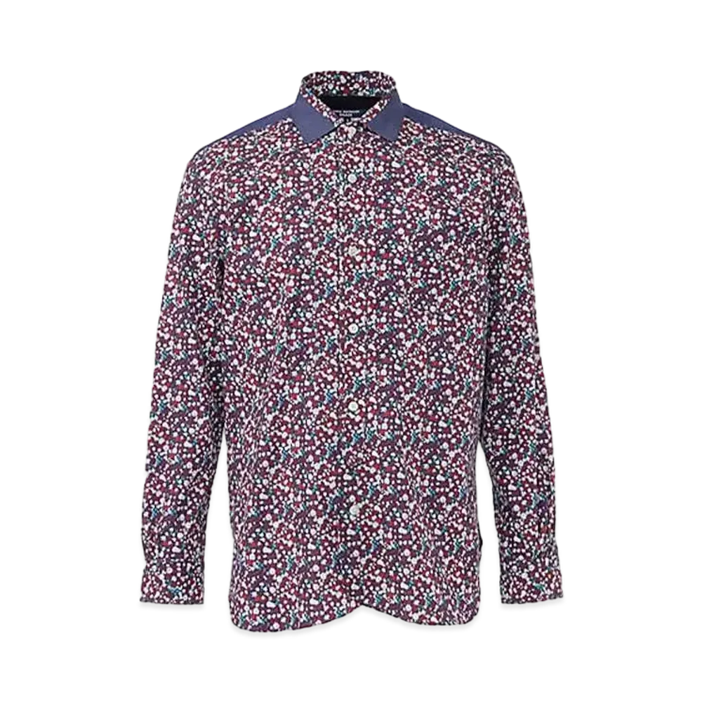 JUNYA WATANABE MAN Switching shirt "Brown"