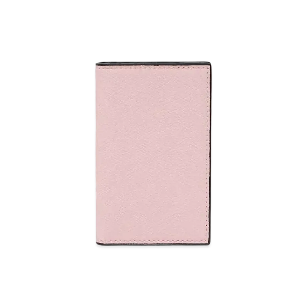 Valextra Business Card Case "Peonia"